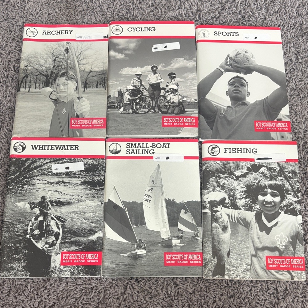 Boy Scouts of America Merit Badge Booklets -  (Set of 6)